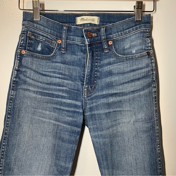 MADEWELL 9" High-Rise Skinny Jeans Rip and Repair Edition size 24 - Picture 8 of 10